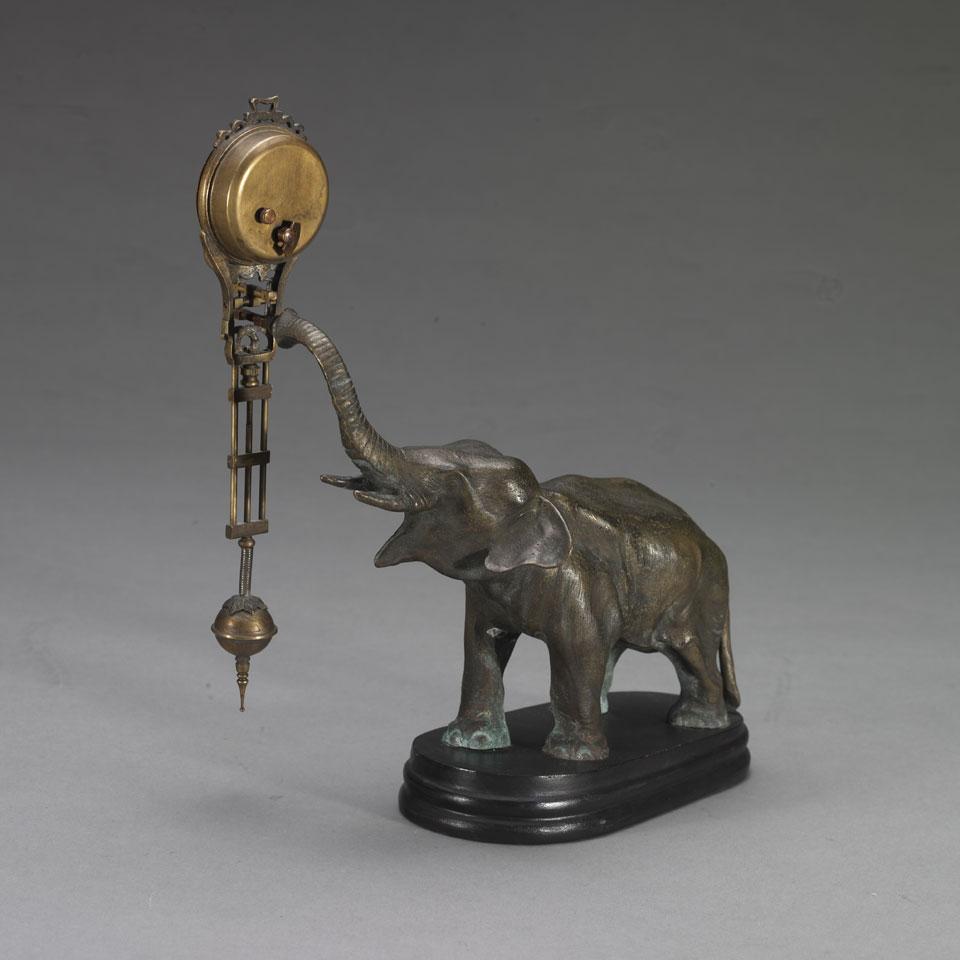 Junghans, Germany,  Elephant ‘Mystery’ Clock, c. 1910