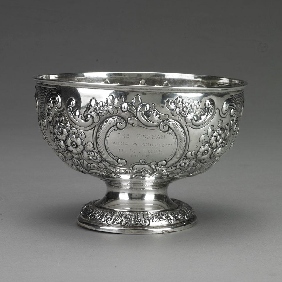 English Silver Footed Bowl, Elkington & Co., London, 1910