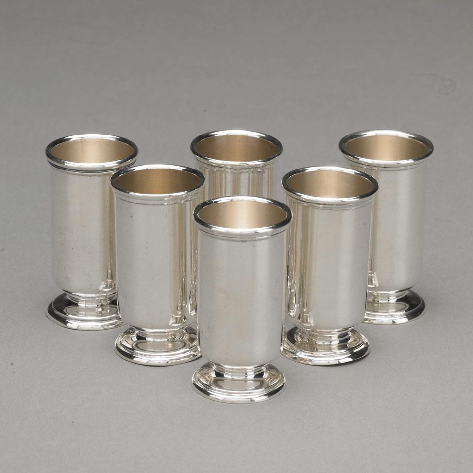 Six American Silver Liqueurs, Tiffany & Co, New York, N.Y., 20th century