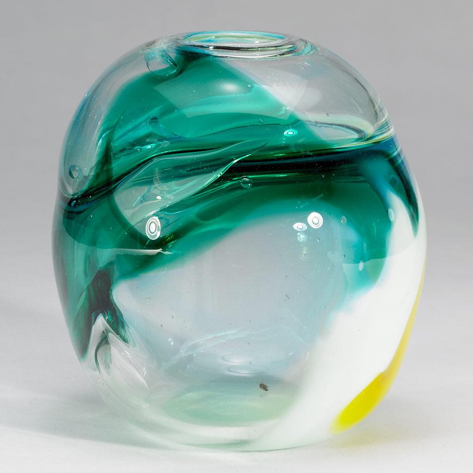 Robert Held (American-Canadian, b.1943), Glass Vase, 1980