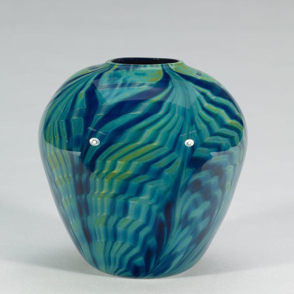 Martin Demaine (American-Canadian, b.1942), Glass Vase, 1979
