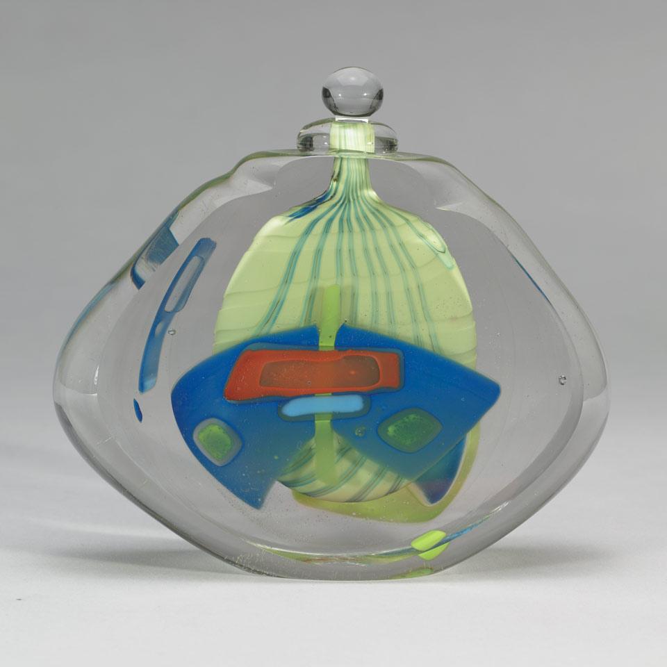 Brent Kee Young (American, b.1946), Glass Perfume Bottle, 1981