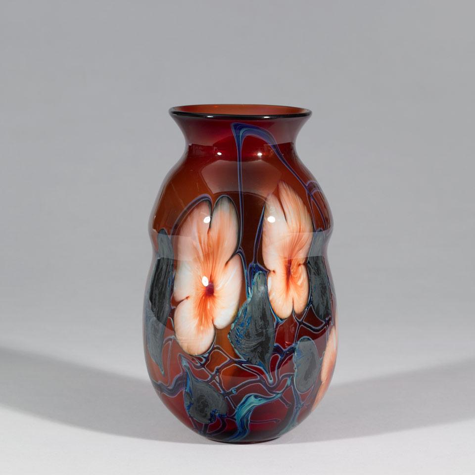Charles Lotton (American, b.1935), Multi Flora Glass Vase, 1975
