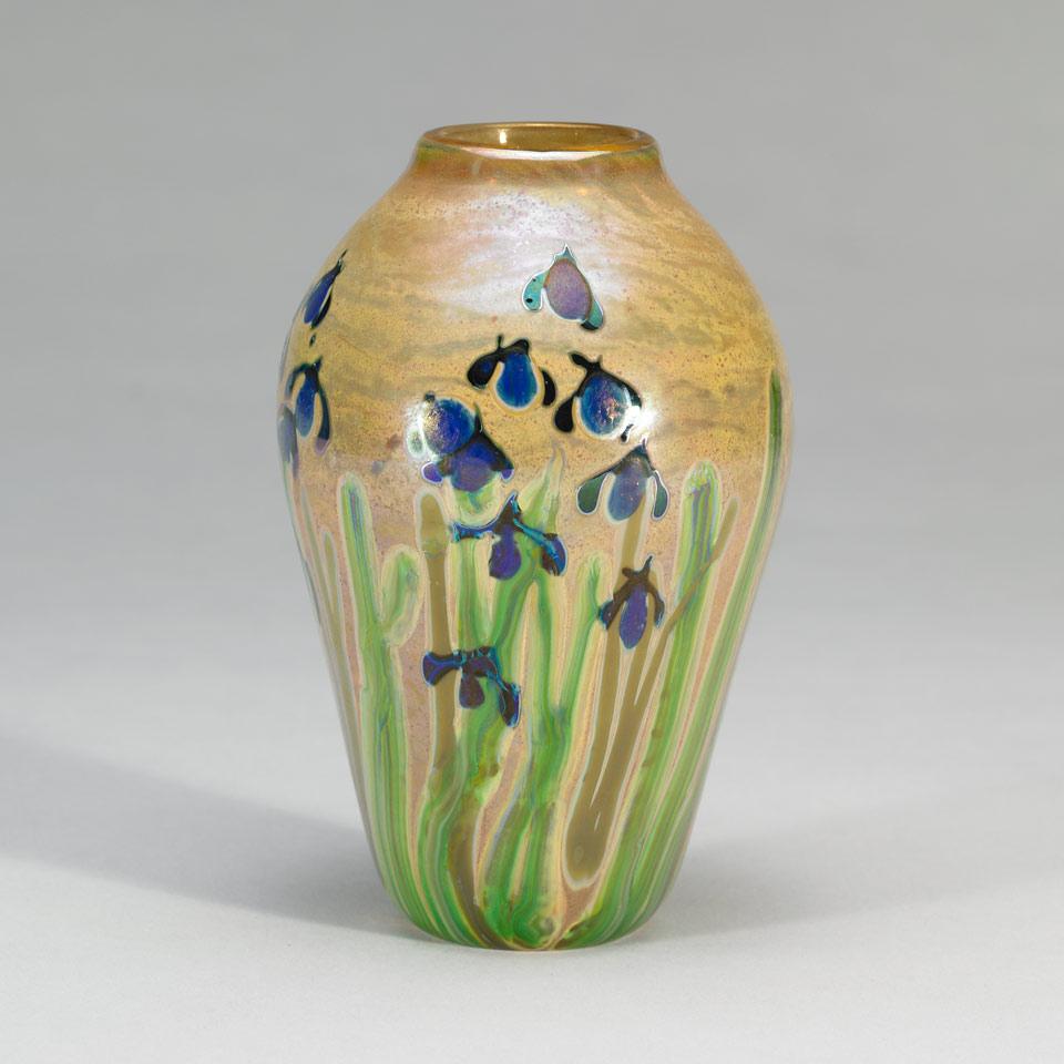 Joyce Roessler (American, b.1955), Iridescent Glass Vase, 1979
