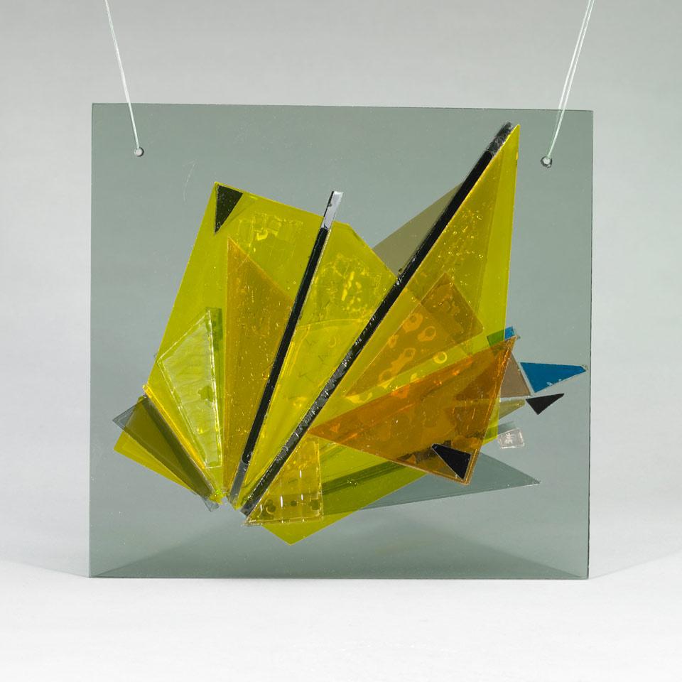 Mary Filer, R.C.A. (Canadian, b.1920), Glass Sculpture, c.1980