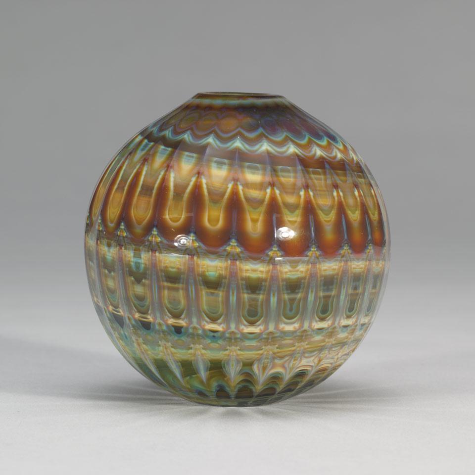 Art Reed (American, b.1953), Glass Vase, 1979