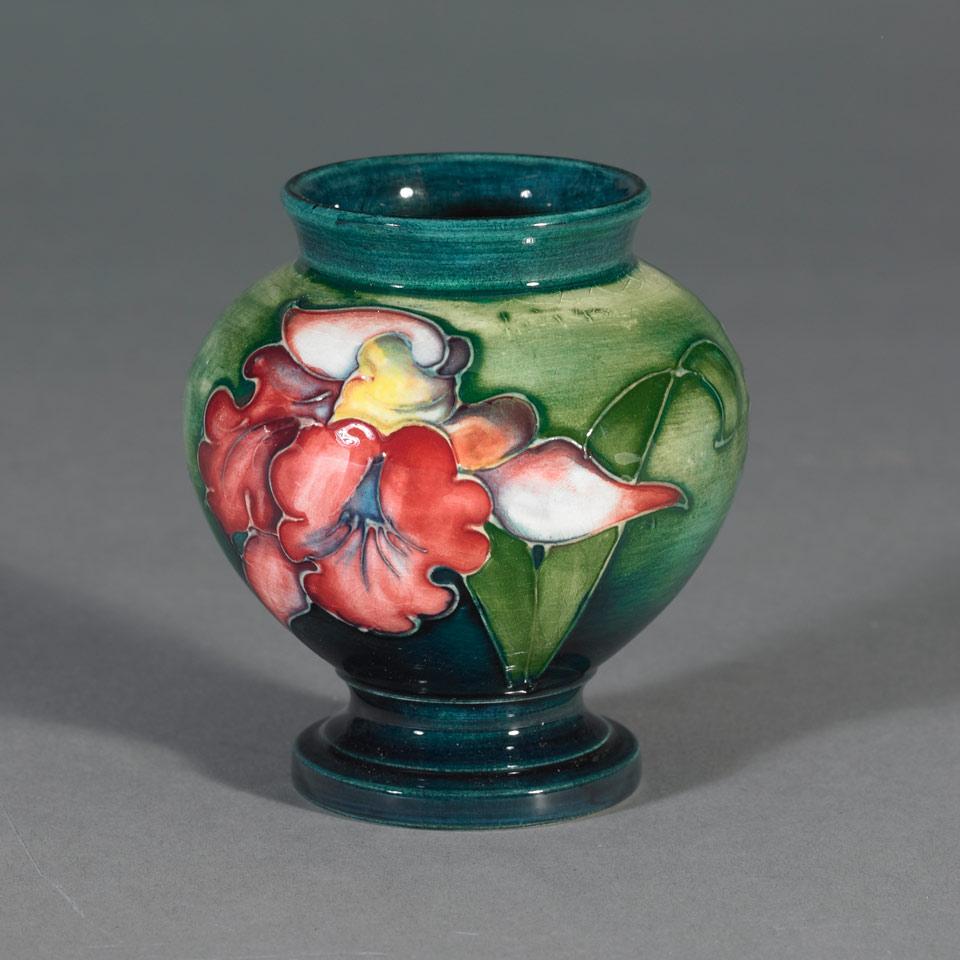 Moorcroft Orchids Small Vase, c.1955