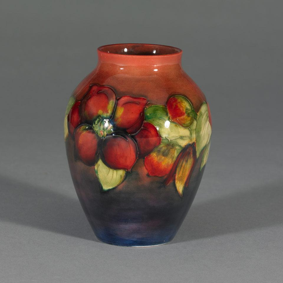 Moorcroft Flambé Clematis Vase, c.1955