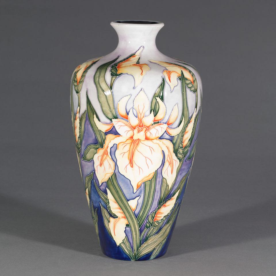 Moorcroft Windrush Vase, Debbie Hancock, 2000