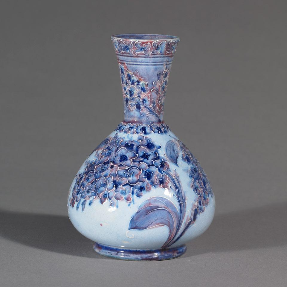 Macintyre Moorcroft Florian Lilac Vase, c.1902