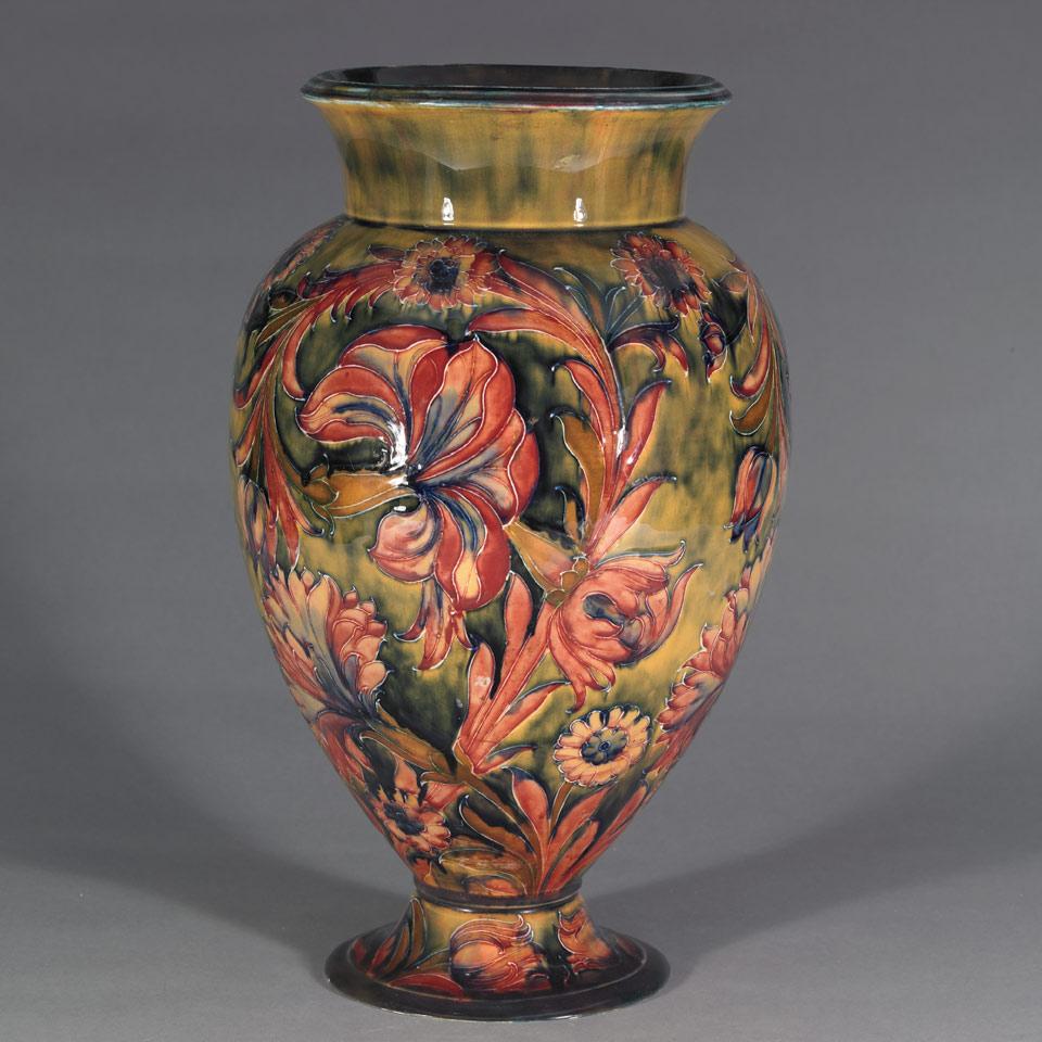 Moorcroft Spanish Large Vase, c.1914-16
