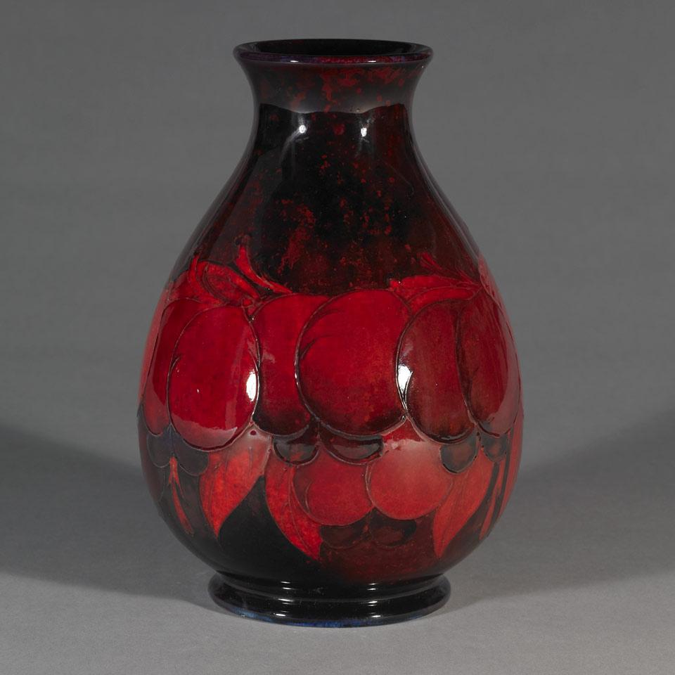 Moorcroft Flambé Wisteria Vase, c.1928-30