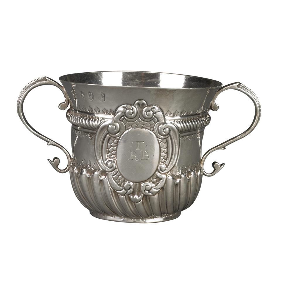 Queen Anne Silver Caudle Cup, Humphrey Payne, London, 1706