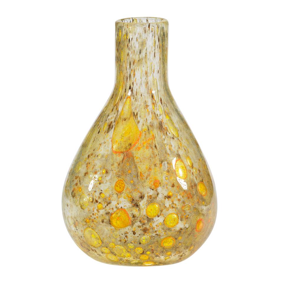 Barovier & Toso ‘Aborigeno’ Glass Vase, 1950’s