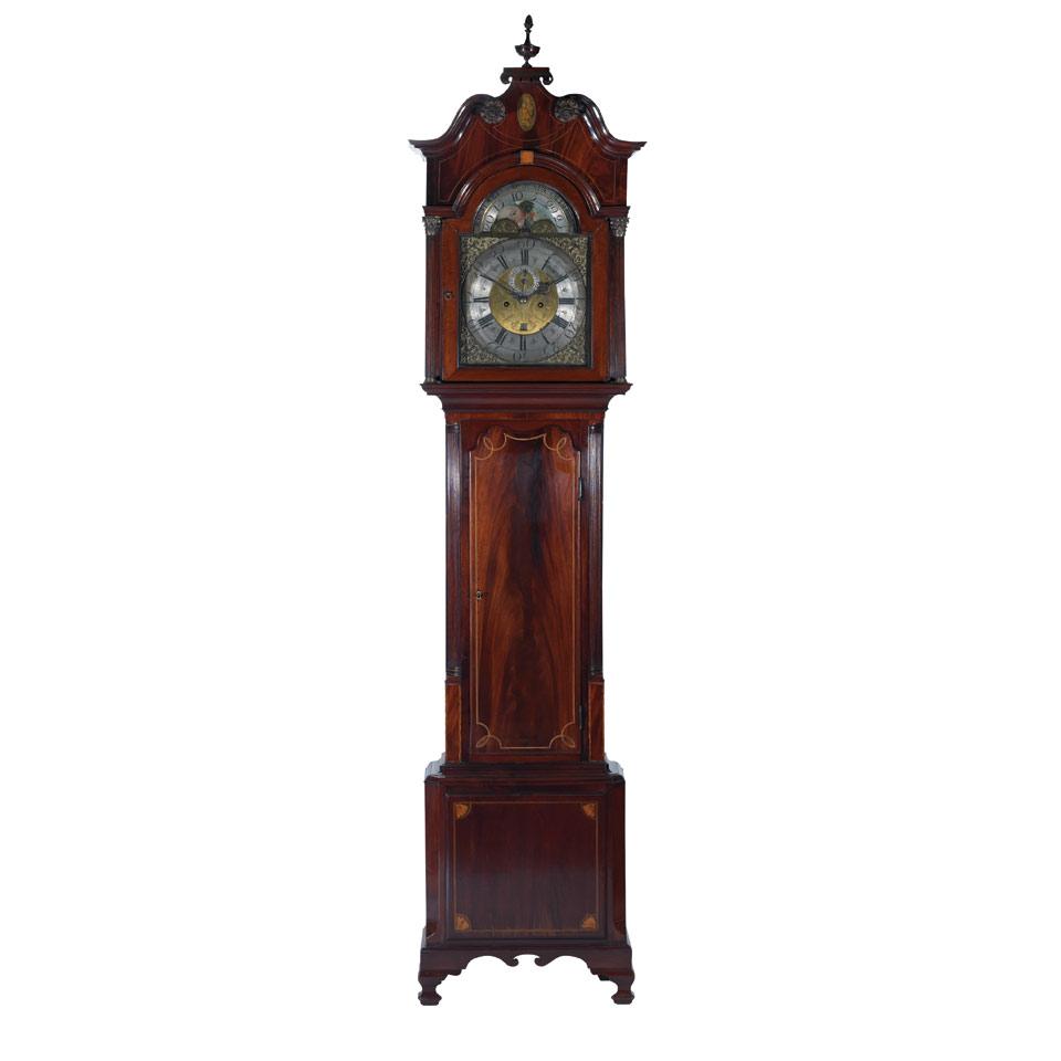 George III Mahogany Tall Case Clock, Richard Hornby, Oldham, c.1790