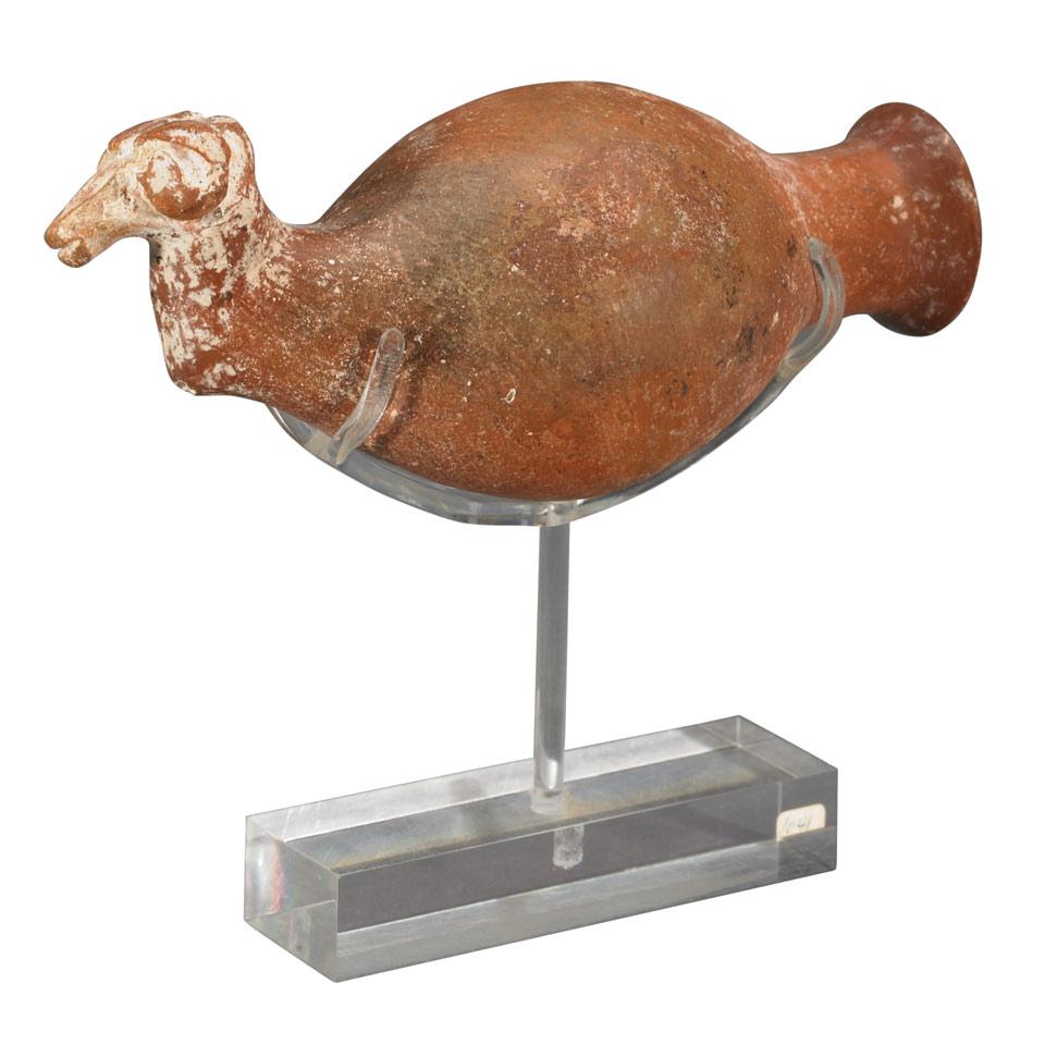 Terracotta Ram Rhyton