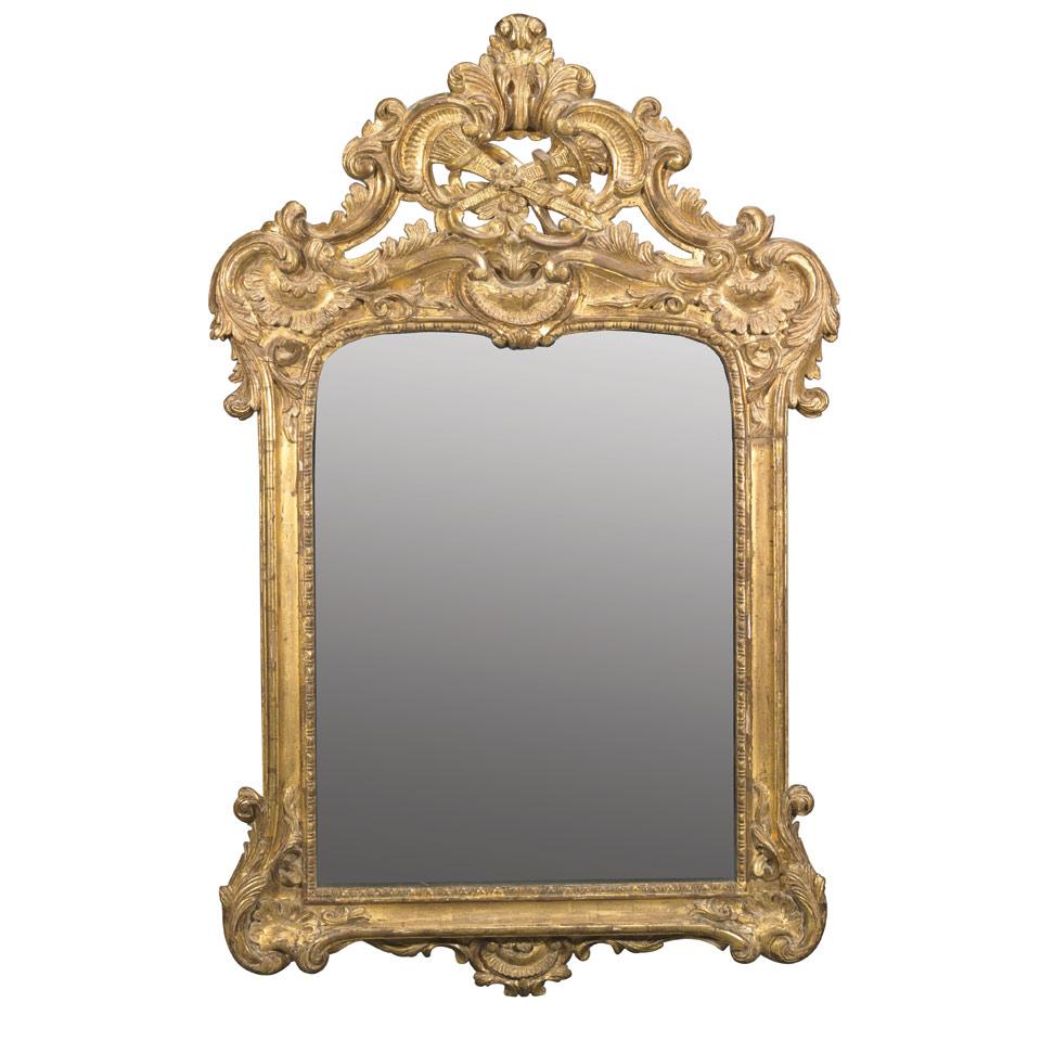 George III Style Giltwood Mirror, 19th century