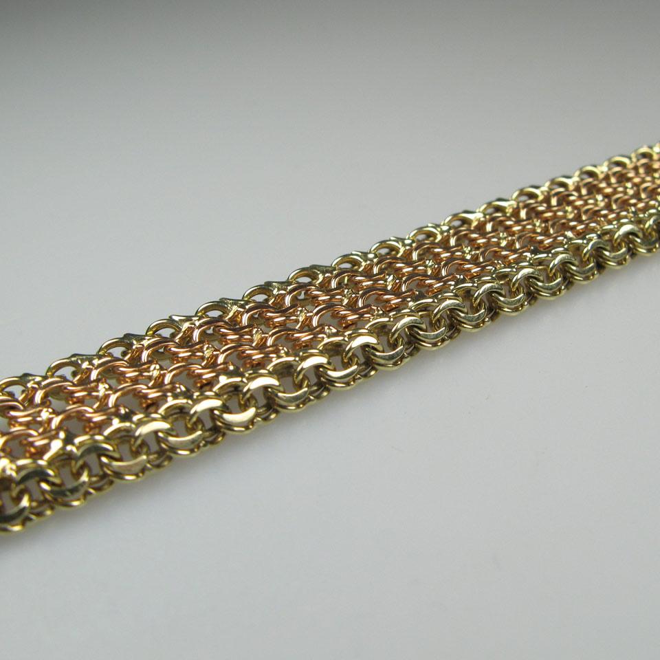 14k Yellow And Rose Gold Bracelet