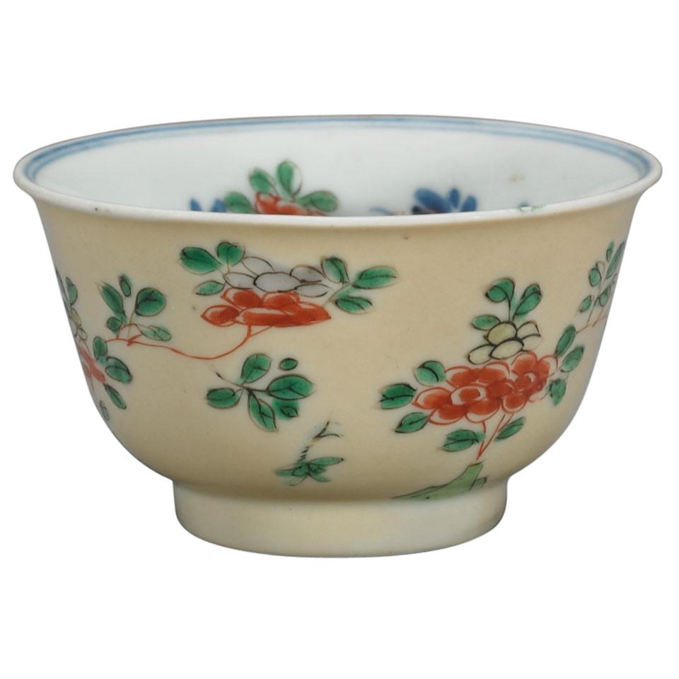 Famille Verte Wine Cup, Kangxi Period, 17th Century