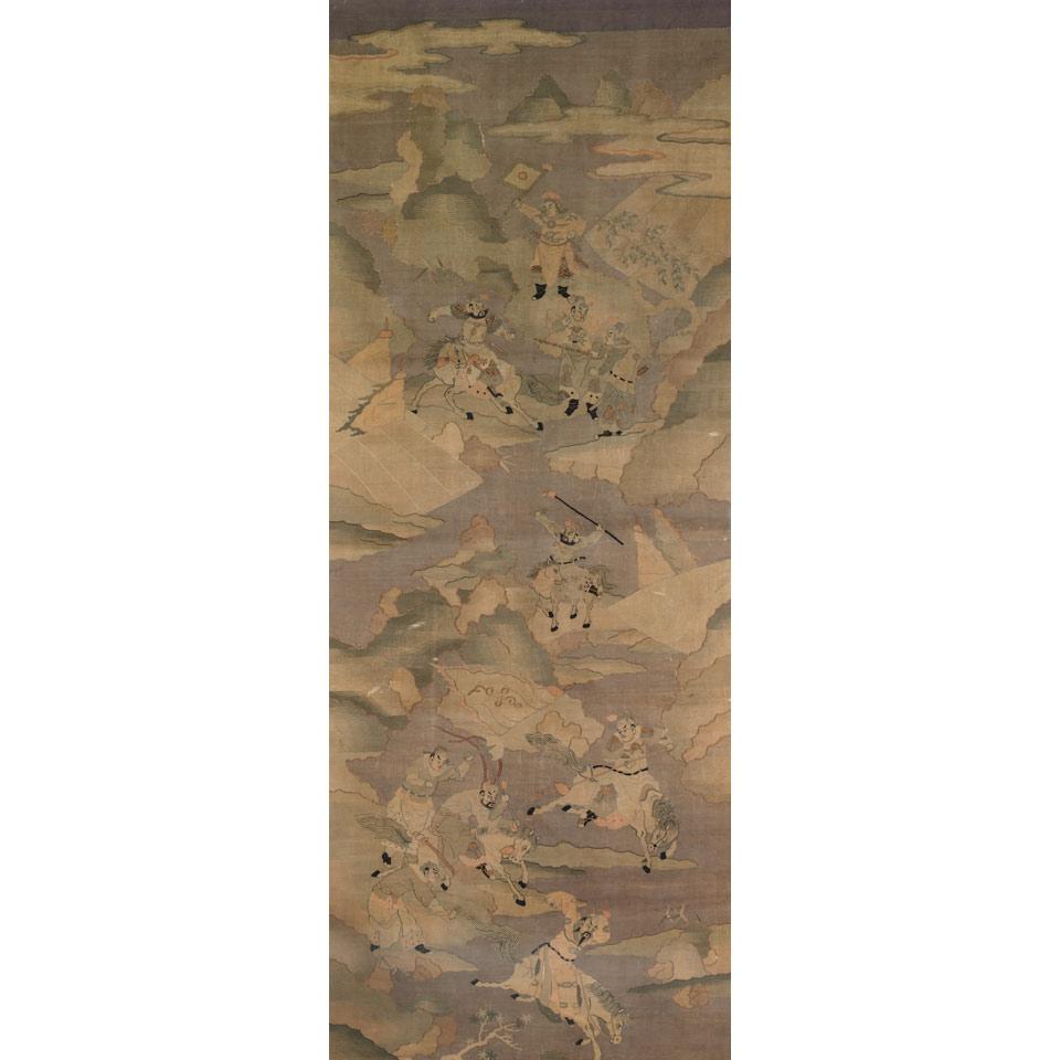 Large Kesi Panel, Qing Dynasty, 19th Century