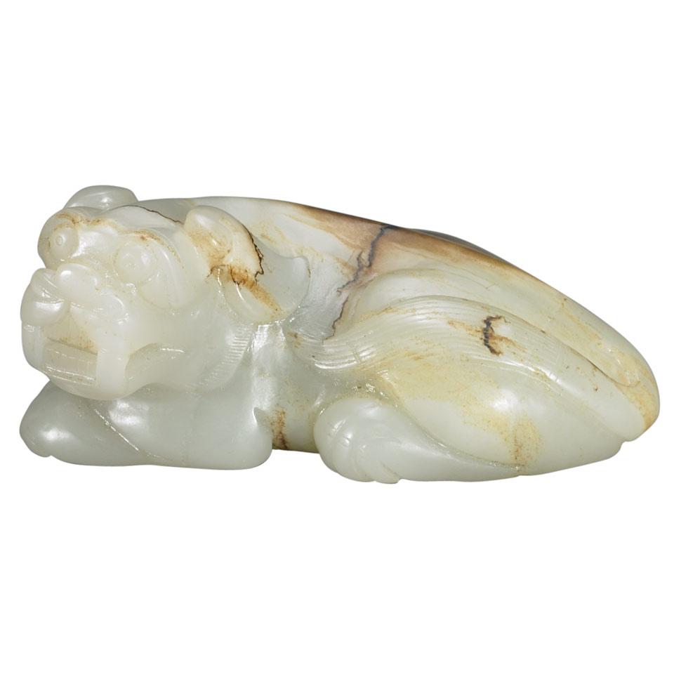 White Jade Lion, Qing Dynasty
