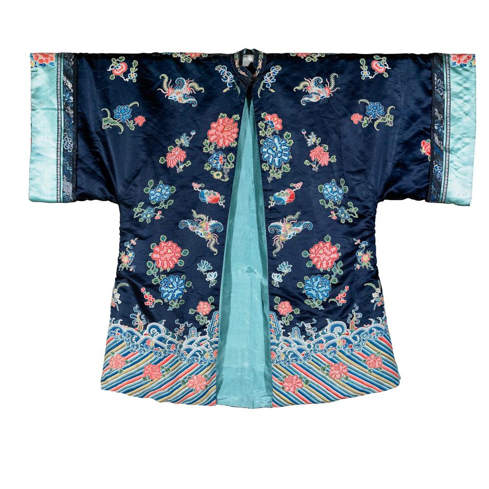 Woman’s Informal ‘Forbidden Stitch’ Silk Jacket, Qing Dynasty, Guangxu Period (1875-1908)