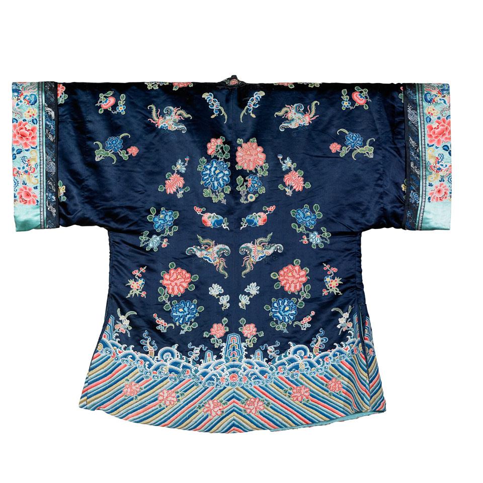 Woman’s Informal ‘Forbidden Stitch’ Silk Jacket, Qing Dynasty, Guangxu Period (1875-1908)