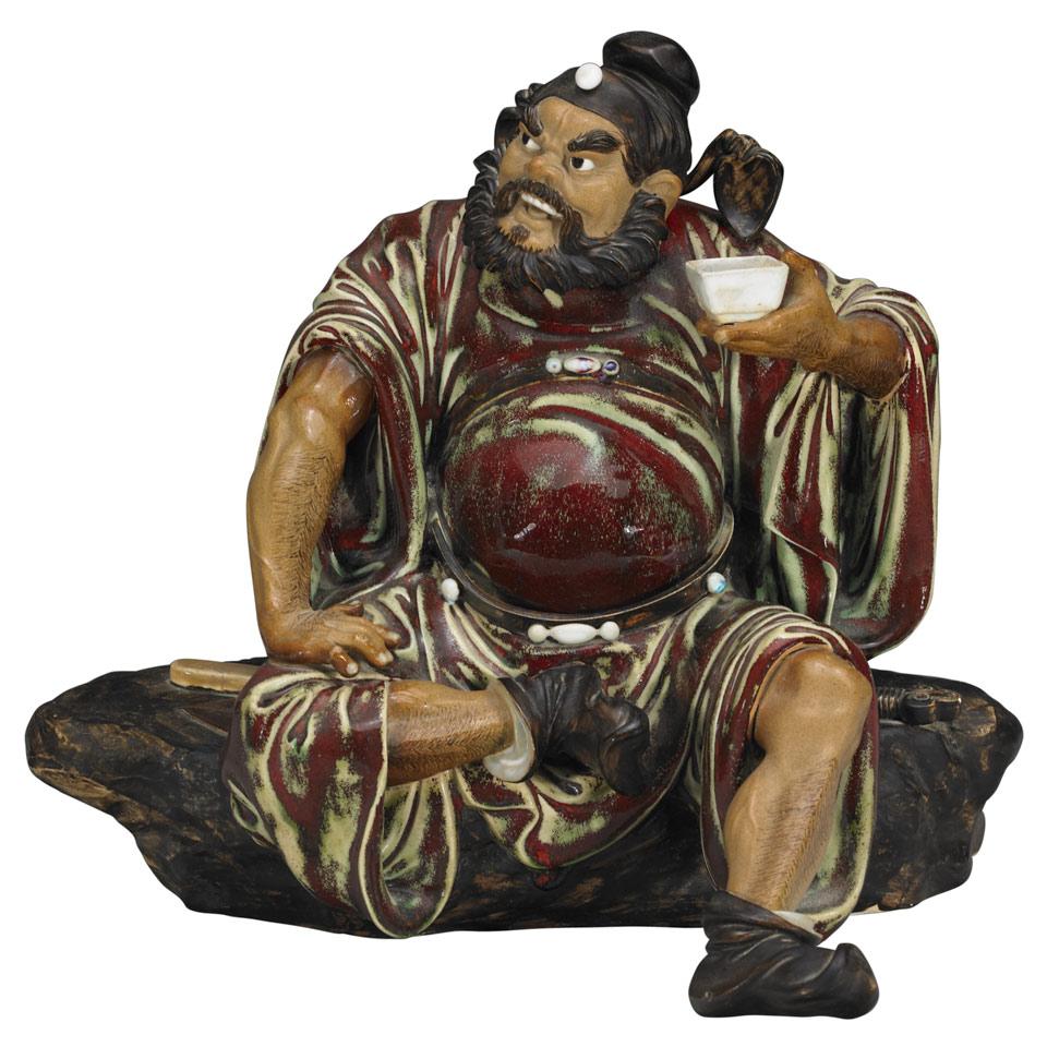 Large Shekwan Figure of Zhong Kui
