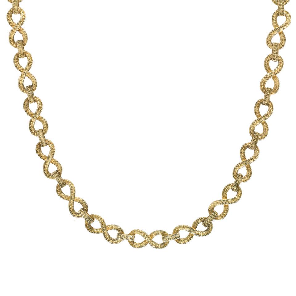 14k Yellow Gold Figure-Eight Link Chain