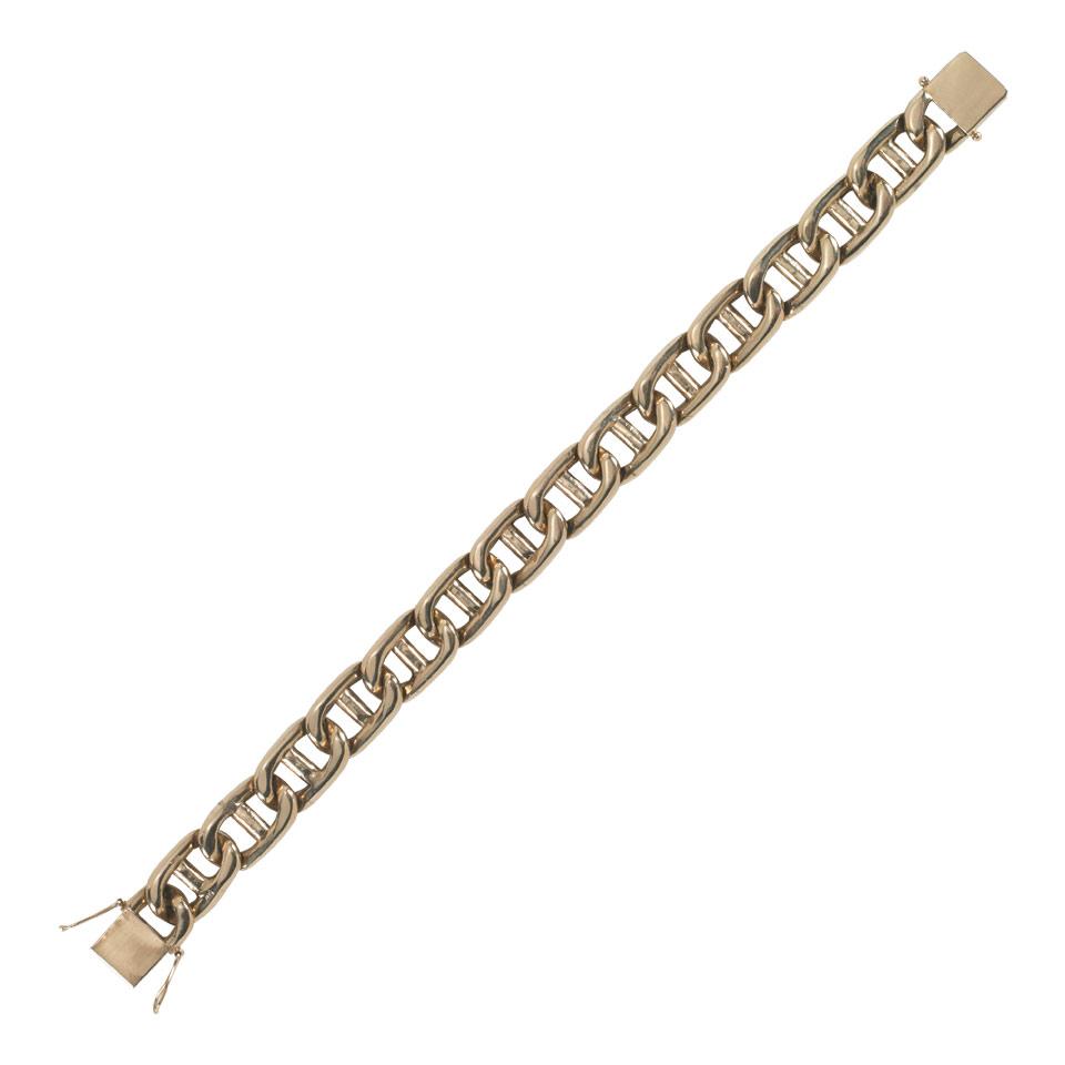 Men’s 14k Naval Curb Link Bracelet