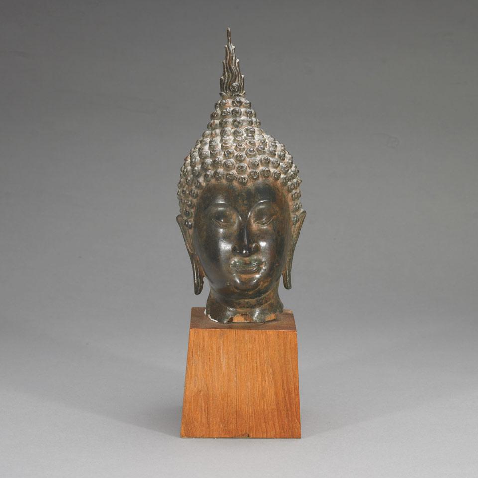 Bronze Buddha Head, Thailand
