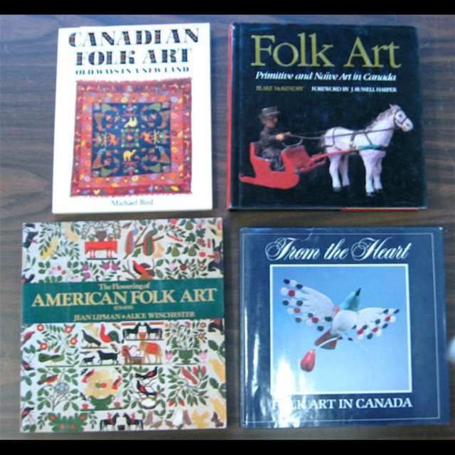 BOX LOT OF CANADIAN REFERENCE ART, FOLK ART AND MISC. BOOKS 