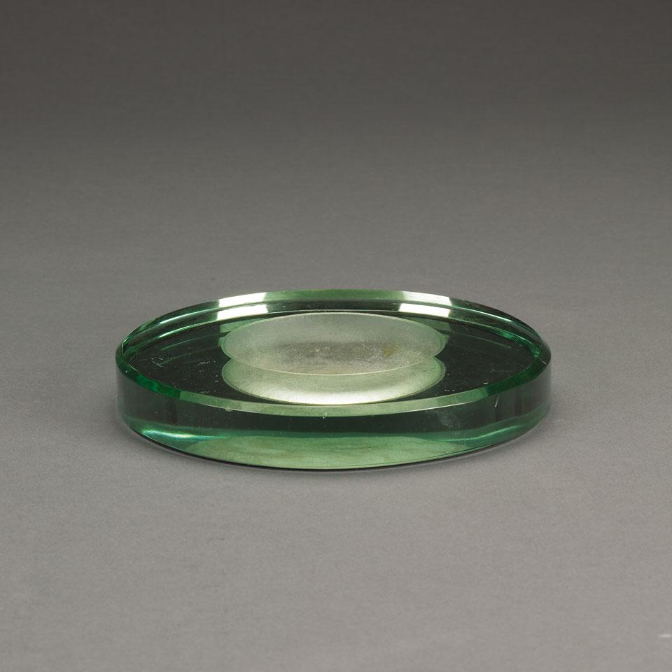 Mirrored Glass Vide-Poche, attributed to Jean Luce, 1930’s