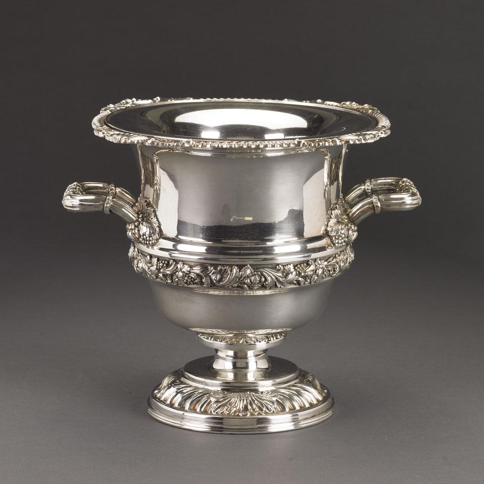 Sheffield Plated Wine Cooler, late 19th century