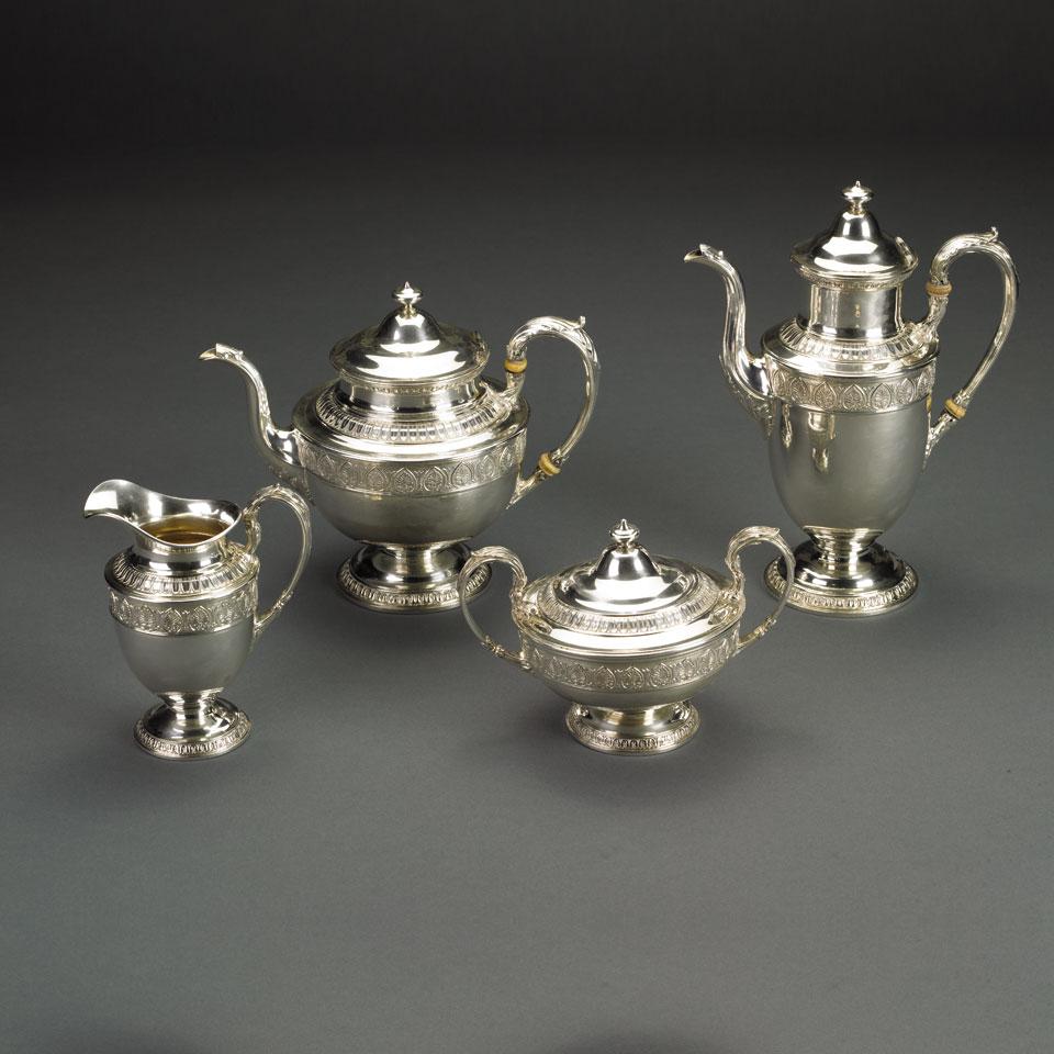 English Silver Tea and Coffee Service, Birmingham, 1910-11