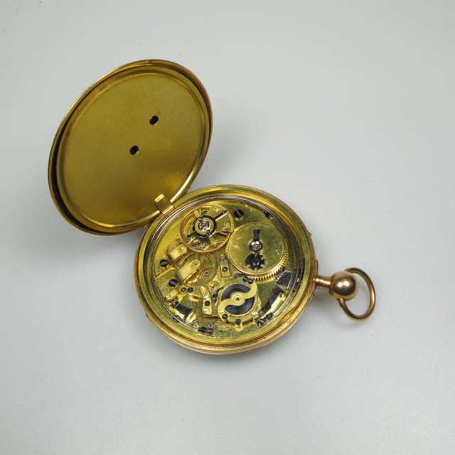 Vaucher Freres Openface Key Wind Over-Sized Quarter Repeat Pocket Watch