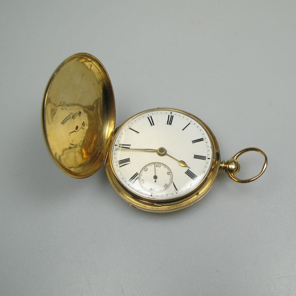Thomas Hill & Co. Of London Key Wind Pocket Watch
