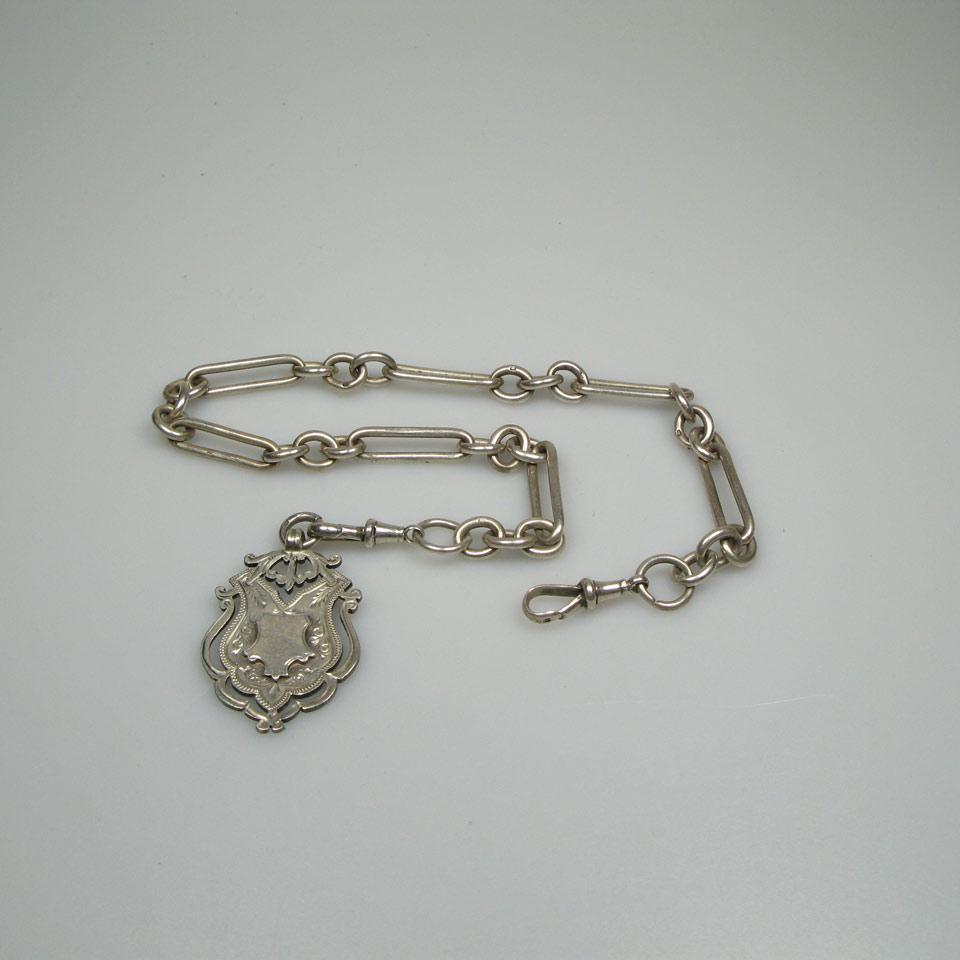 English Silver Watch Chain