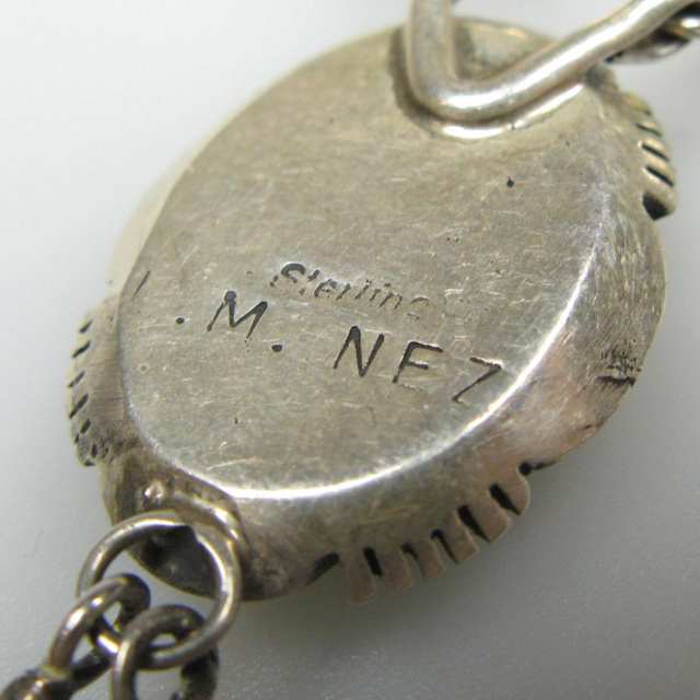 L.M.Nez American Sterling Silver Necklace