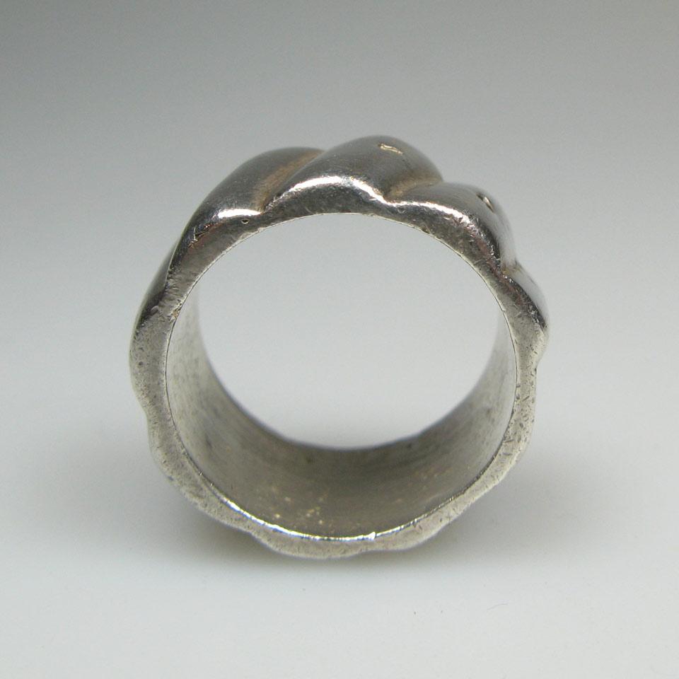 French Sterling Silver Band