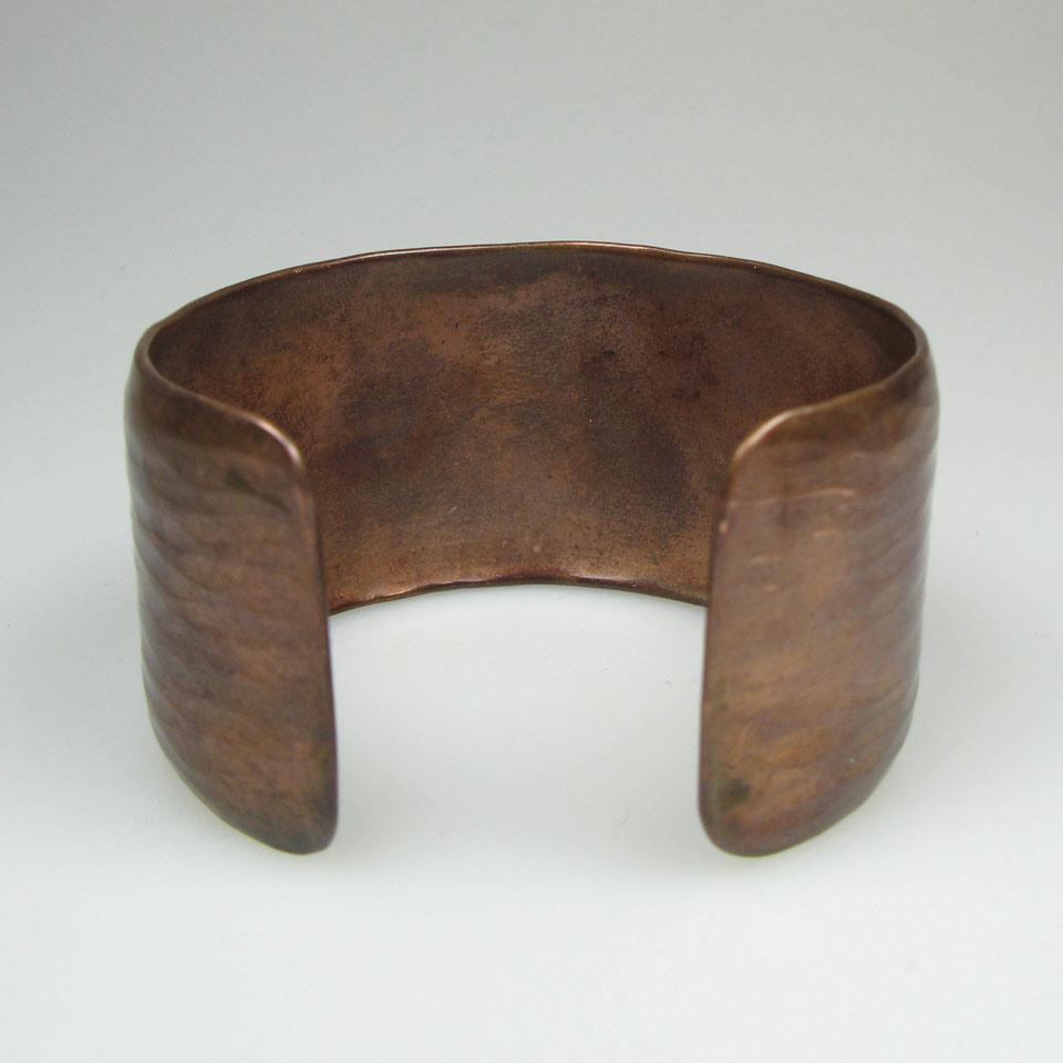 Canadian Andrew Fussell Copper Open Cuff Bangle