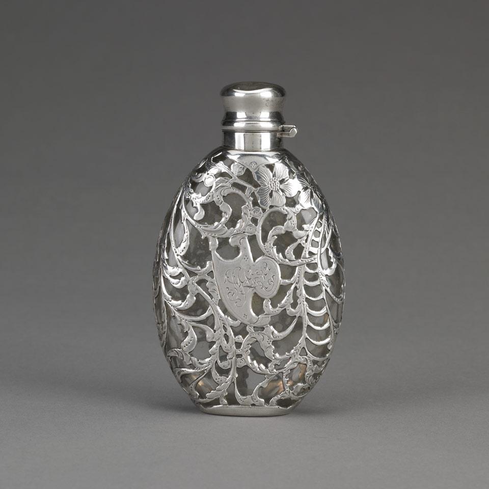 Eastern Silver Mounted Spirit Flask, c.1900