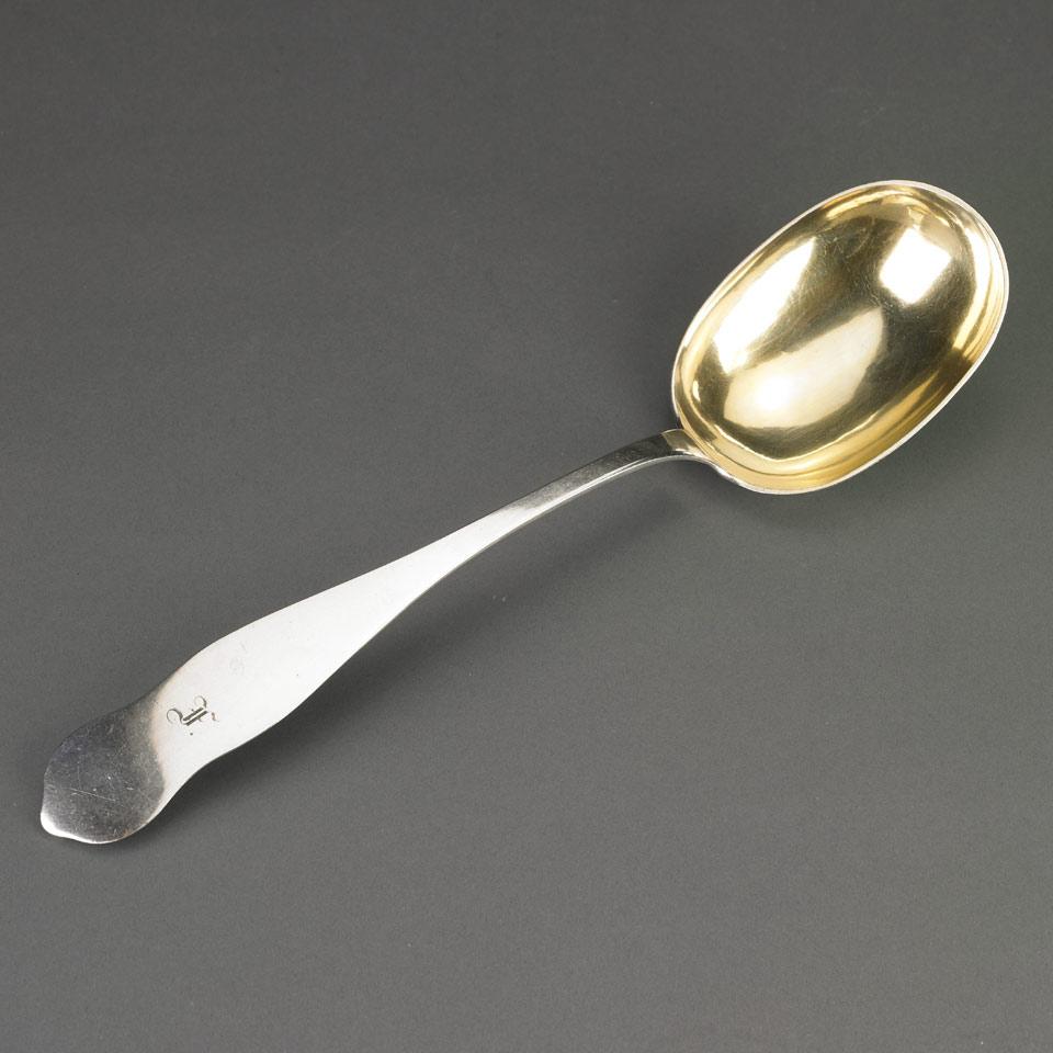 German Silver Ragout Spoon, J.C. Wich, Nürnberg, late 19th century