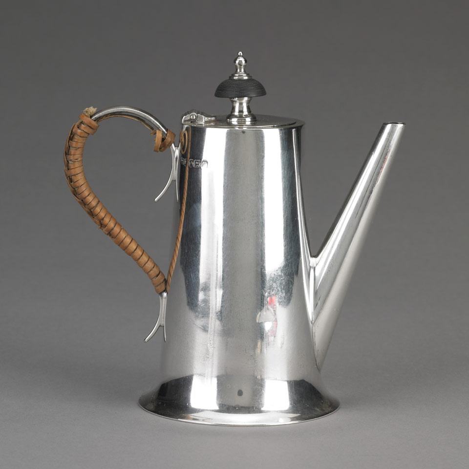 English Silver Hot Water Pot, Walker & Hall, Sheffield, 1924