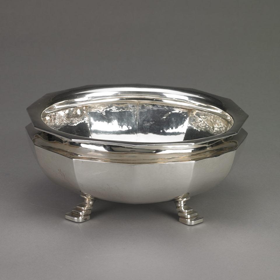 German Silver Bowl, early 20th century