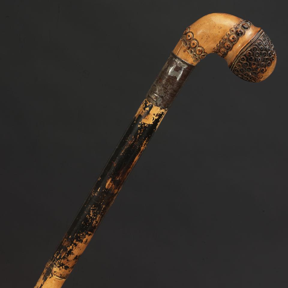 Two Bamboo Sword Canes, 19th century