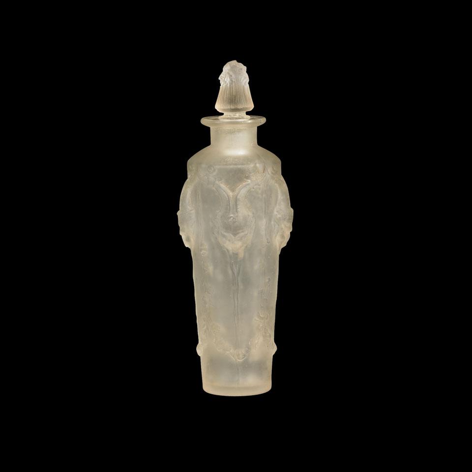 ‘Pan’, Lalique Glass Perfume Bottle, 1920’s