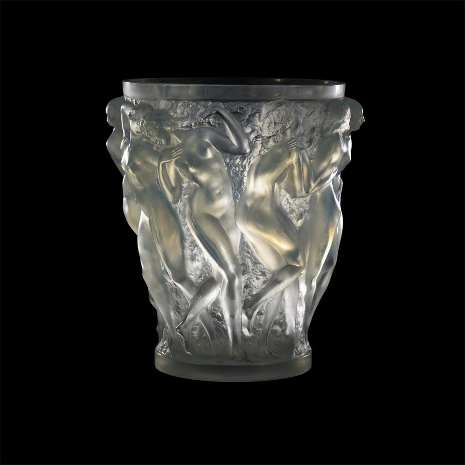 ‘Bacchantes’, Lalique Opalescent Glass Vase, c.1930