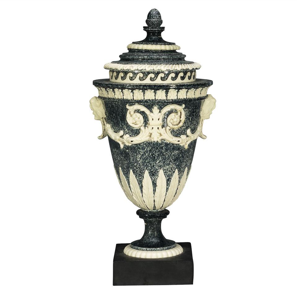 Humphrey Palmer ‘Porphyry’ Vase and Cover, c.1775