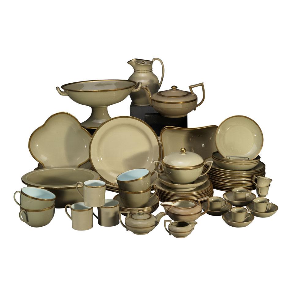 Wedgwood Gilt-Bordered Drabware Service, early 19th century